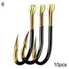 MUQZI akcesoria sportowe 10 sztuk żelazne kolczaste haczyki wędkarskie na zewnątrz uchwyt na przynętę akcesoria wędkarskie