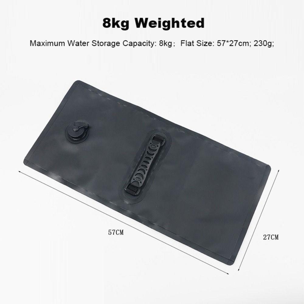 PVC Fixed Gravity Water Bag 8kg 12kg Weighted Water Bag Portable Outdoor Water Bag  Camping