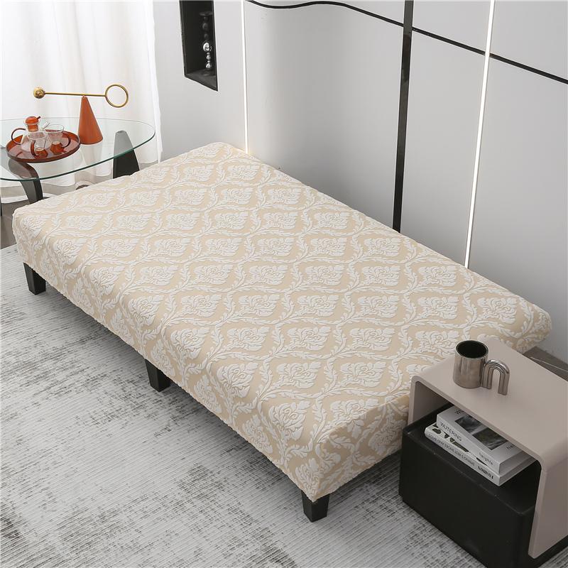 Stretch Sofa Cover Folding Sofa Bed Slipcovers Couch Cover Without Armrest Elastic Fitted Sheet for Sofa Bed