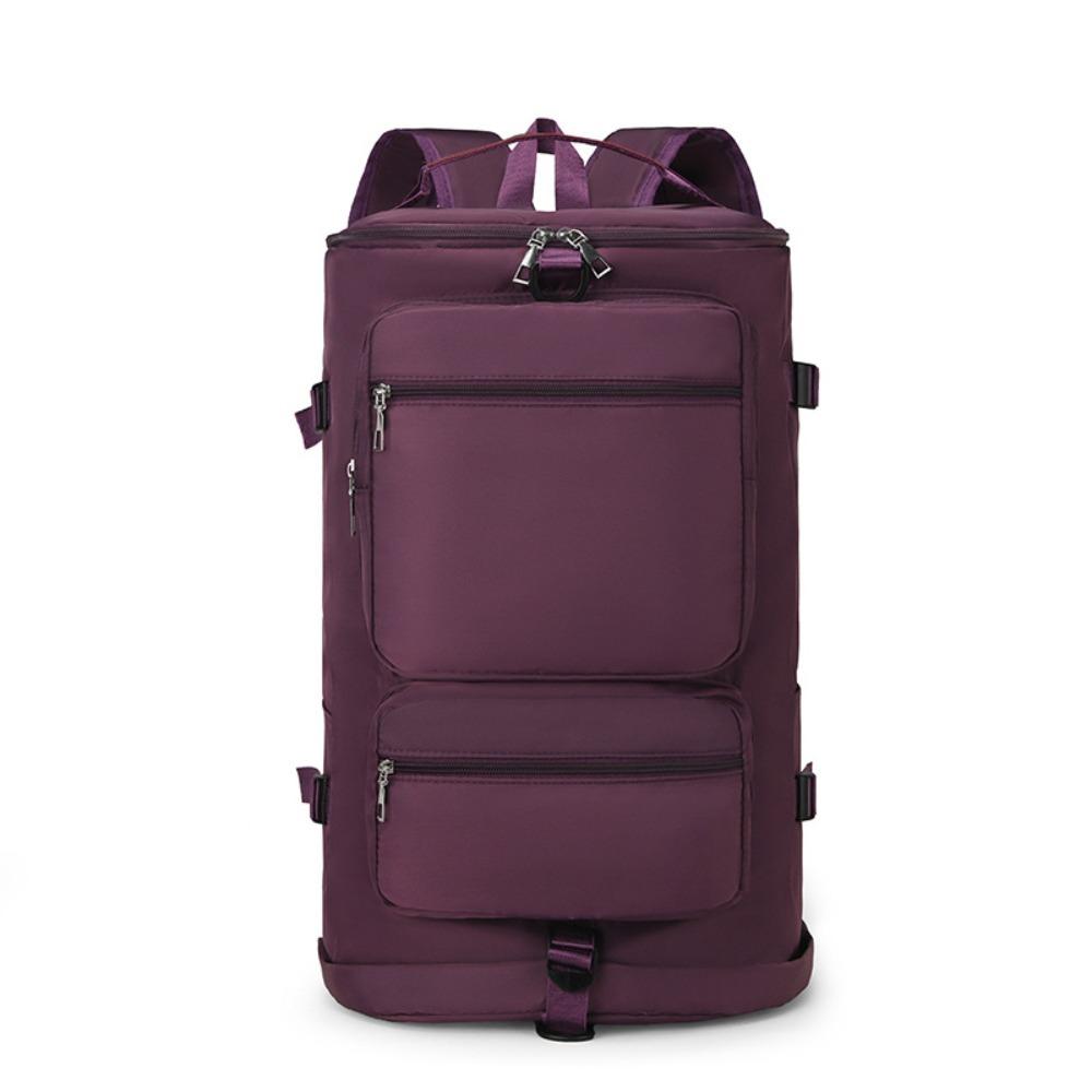 Large Capacity Women Shoulder Travel Backpack Dry Wet Separation Zipper Sports Yoga Luggage Bags with Shoe Compartment