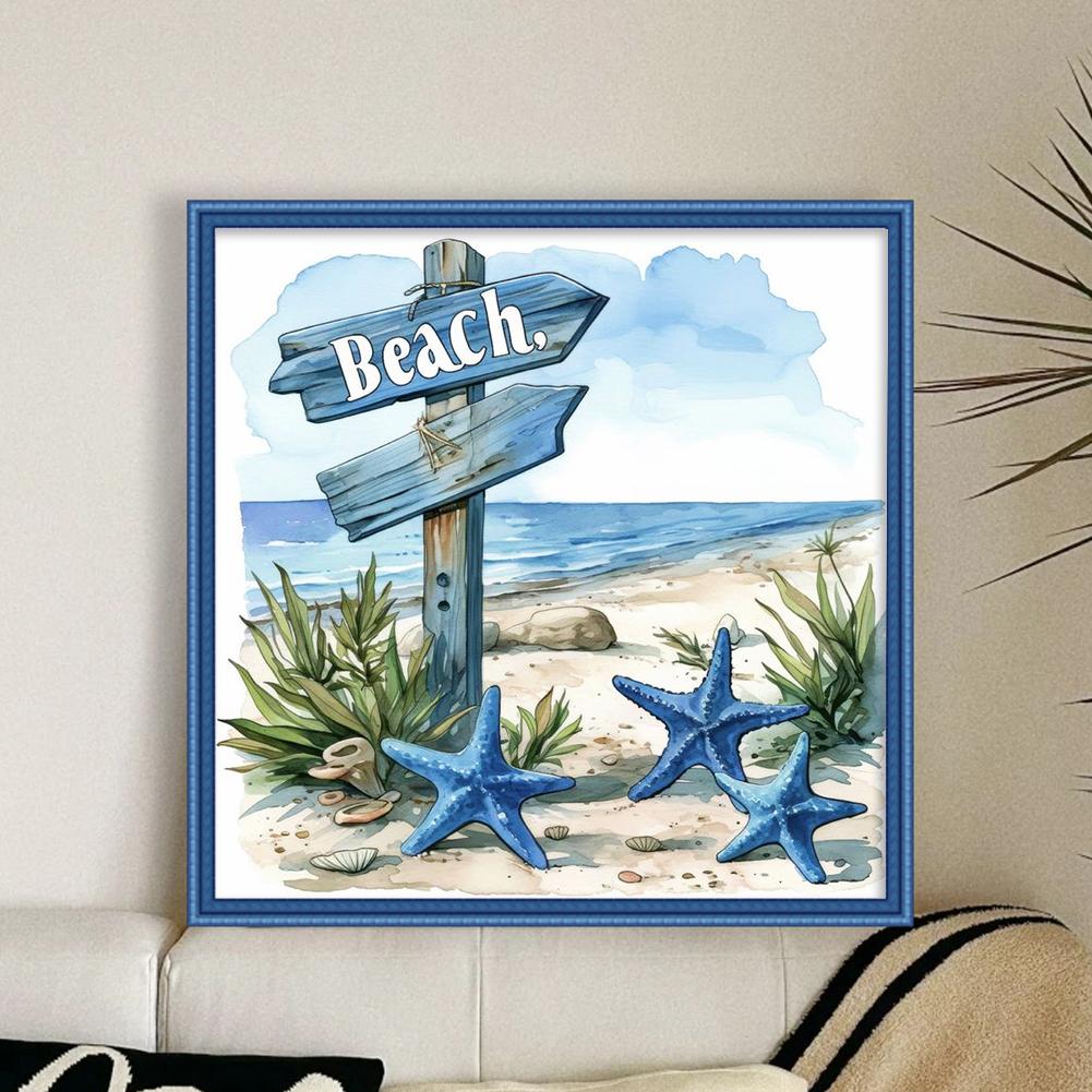 Scenery Printed Cross Stitch Kit DIY 11CT Embroidery Craft Set Home Decor