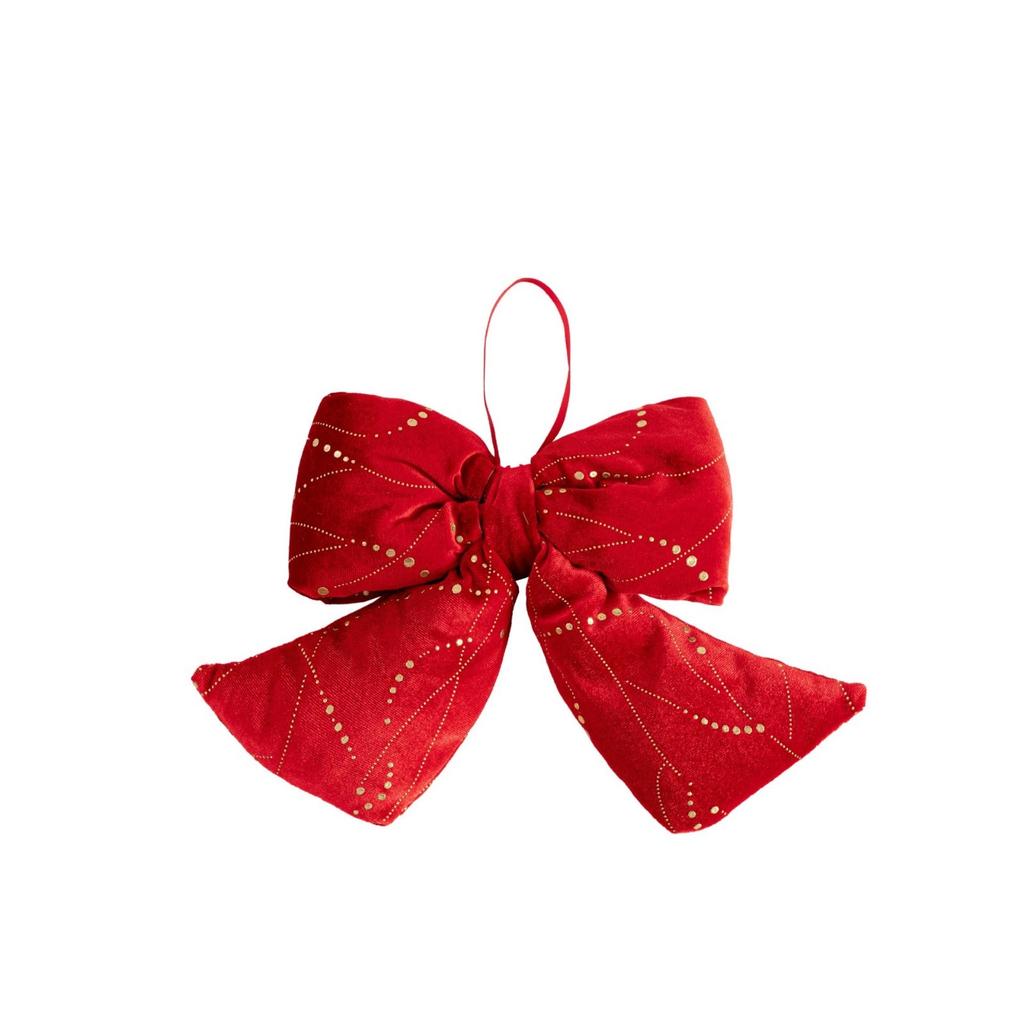 Christmas Decorative Pendant, Bow Pendant, Plush Bow, Festive Party Decorative Pendant, Bow(S/M/L)