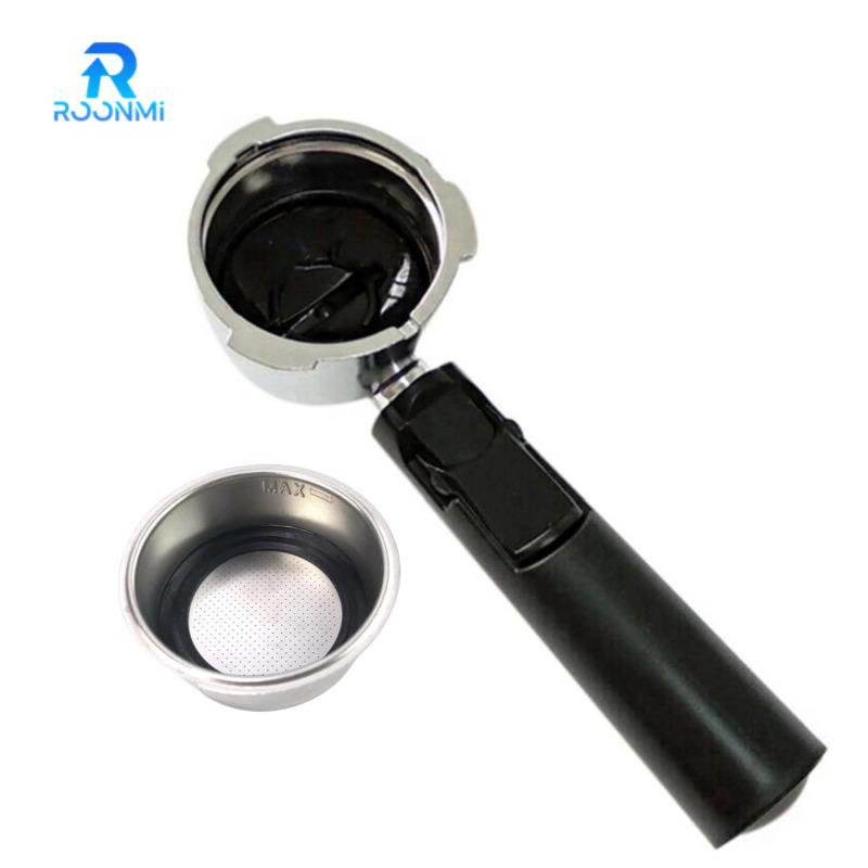 Juego de Portafiltro de Tres Orejas de 51 mm con Taza Dosificadora y Cesta de Filtro para Máquinas de Café HOMIXVITEK.