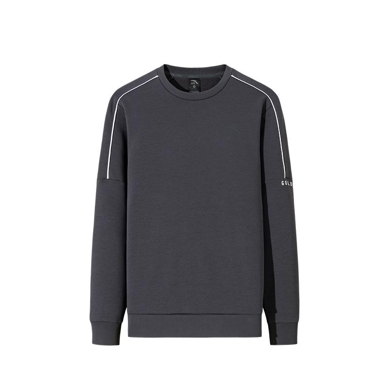 ANTA Sweatshirts Men s Wax Gray 4 Crew Neck Moderate 952547713-4 S