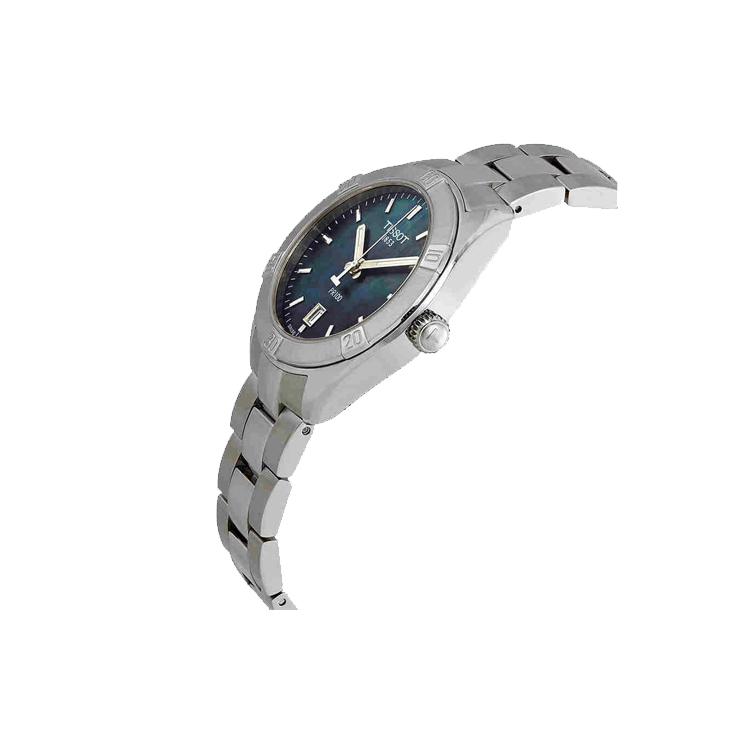 Tissot PR100 Collection Quartz Movement Calendar Women's Watch 36mm Blue Dial T101.910.11.121.00 T101.910.11.121.00