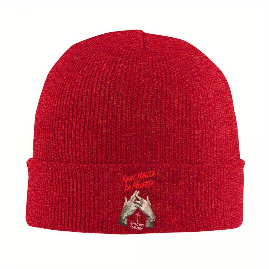 Anuel AA Music Hats Autumn Winter Beanie Warm Real Hasta La Muerte Caps Female Male Knitted Hat