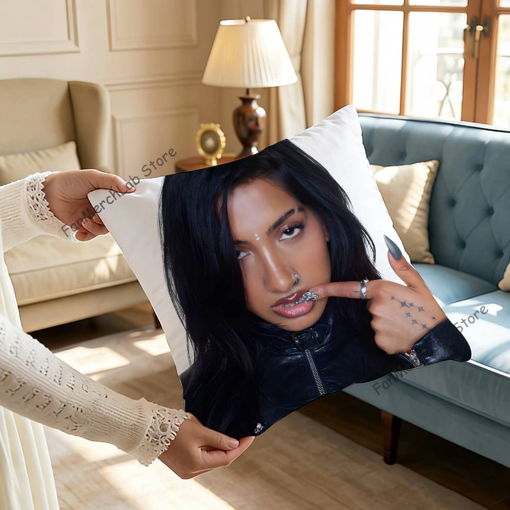 Singer LLara Raj Pillow Case For Sofa Decor Car Office Room Printing Cushion Cover Decorations and Protector