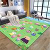 Cartoon animation Pattern Rug, Indoor/Outdoor Mat, for Picnic, Gameroom, Bedroom, Office, Living Room, Home Decor Carpet, Birthday Gift