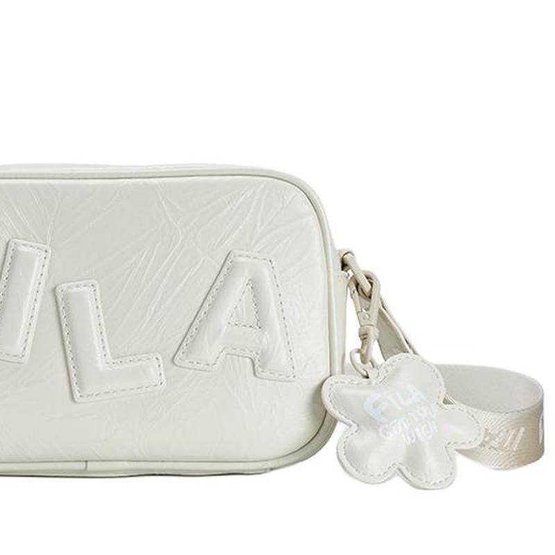 New FILA ORIGINALE PU Shoulder Bag, Crossbody Bag Women's Cloud White F13W519173FWT
