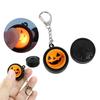 3D Printed Pumpkin Sound Light Click Keychain Mini Press Fidget Button Toy Halloween Party