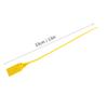 100Pcs Plastic Disposable Zip Ties Self Locking Tie Suitcase Shoes Bag Label Tag (Yellow)