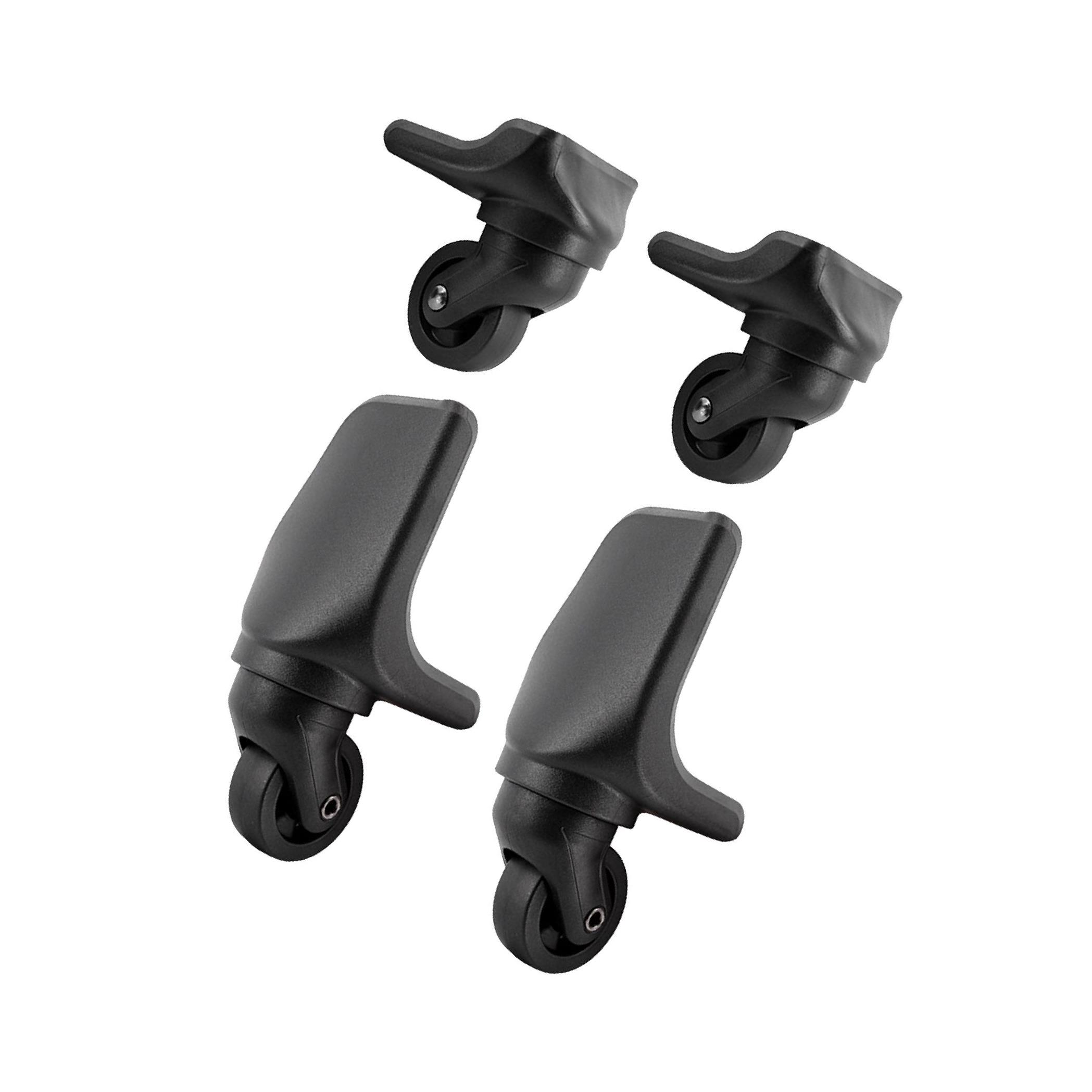 

Сверхпрочные сменные колеса для багажа, вращение на 360 градусов, 4 шт., прочные для ремонта, черные