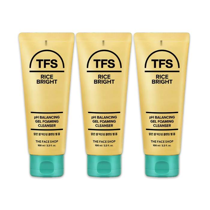 THE FACE SHOP Rice Bright Cleansing  Gel Foam / Foam Cleanser / Tube Balm / Cleansing Water / Cleansing Oil (20 Options) - DAISO