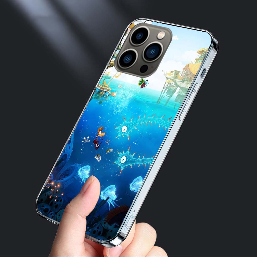Custodia per Telefono Gioco Rayman Legends Per Iphone 16E 15 Pro 14 Plus 17E 16 17 Pro Max Air 11 12 13 Mini Antiurto Capa Cover Carina T