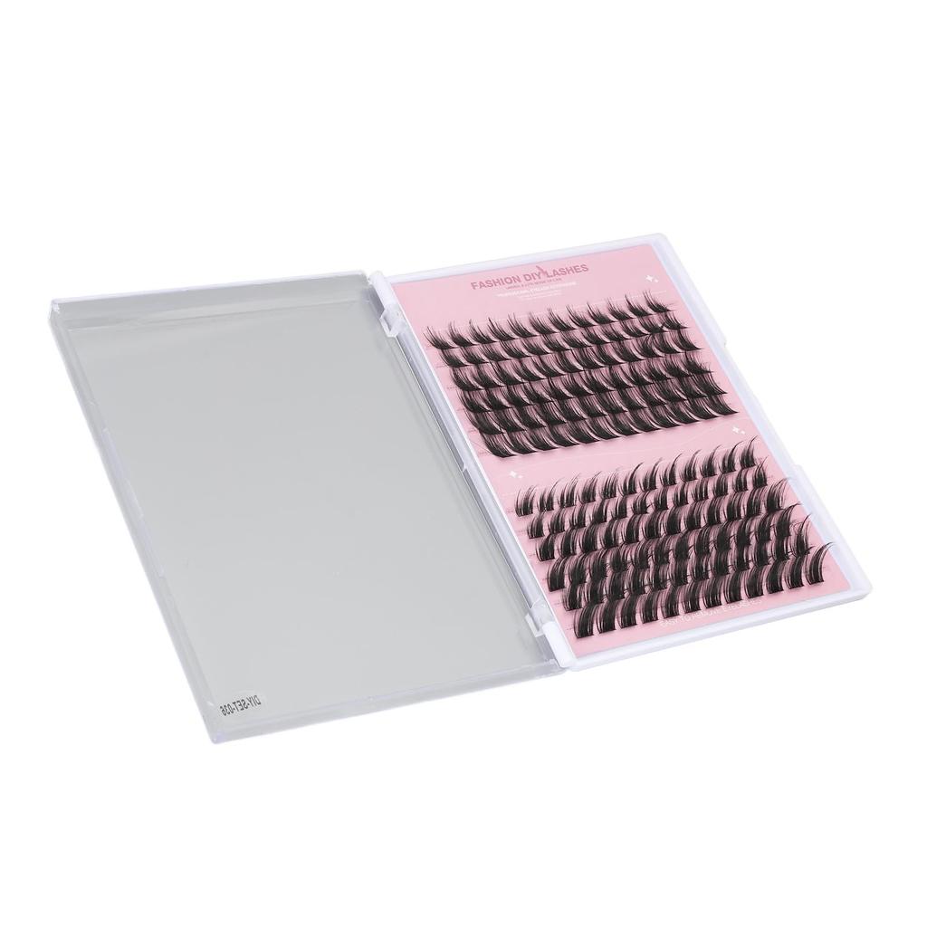 Individual Lashes Cluster Segmented Fluffy Professional DIY Wispy Lashes Cluster for Makeup 036 144