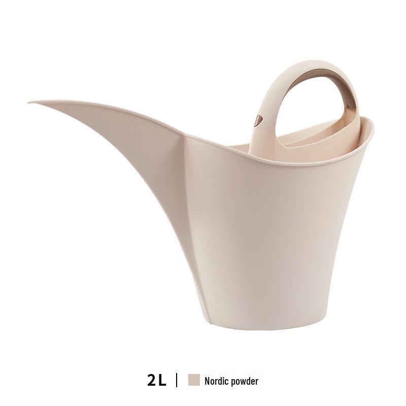Long-Spout Plastic Watering Can for Outdoor Gardens