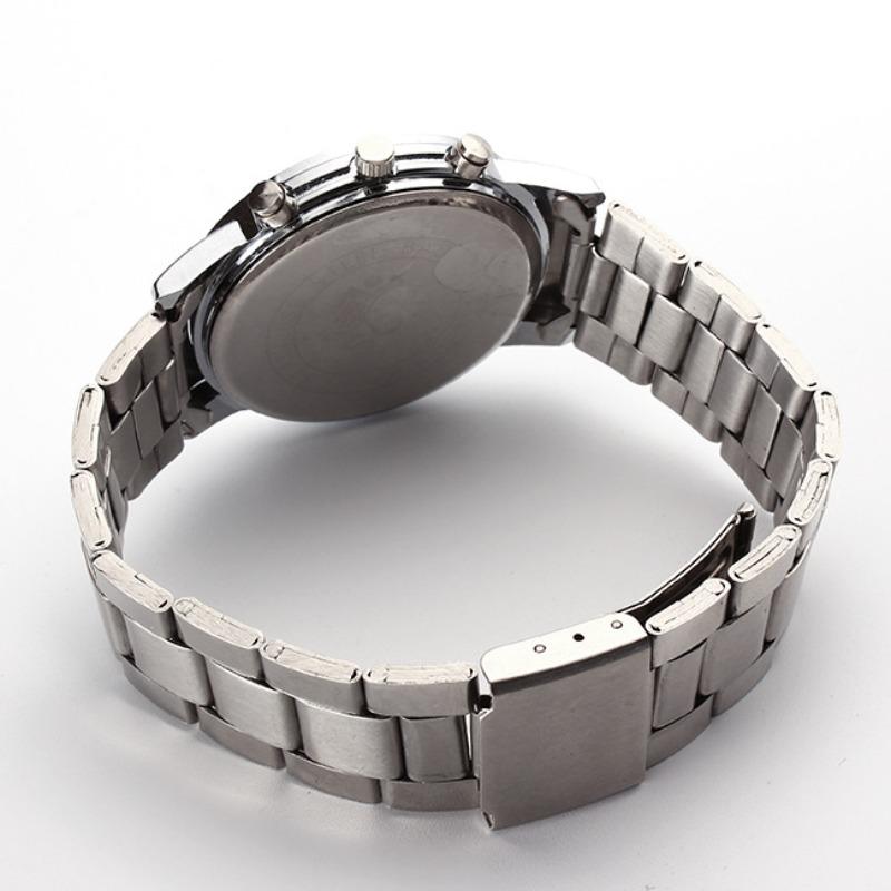 New Luxury Brand Men Quartz Watches for Men Silver Stainless Steel Watches Casual Unisex Clock Wristwatch Relojes Para Hombres