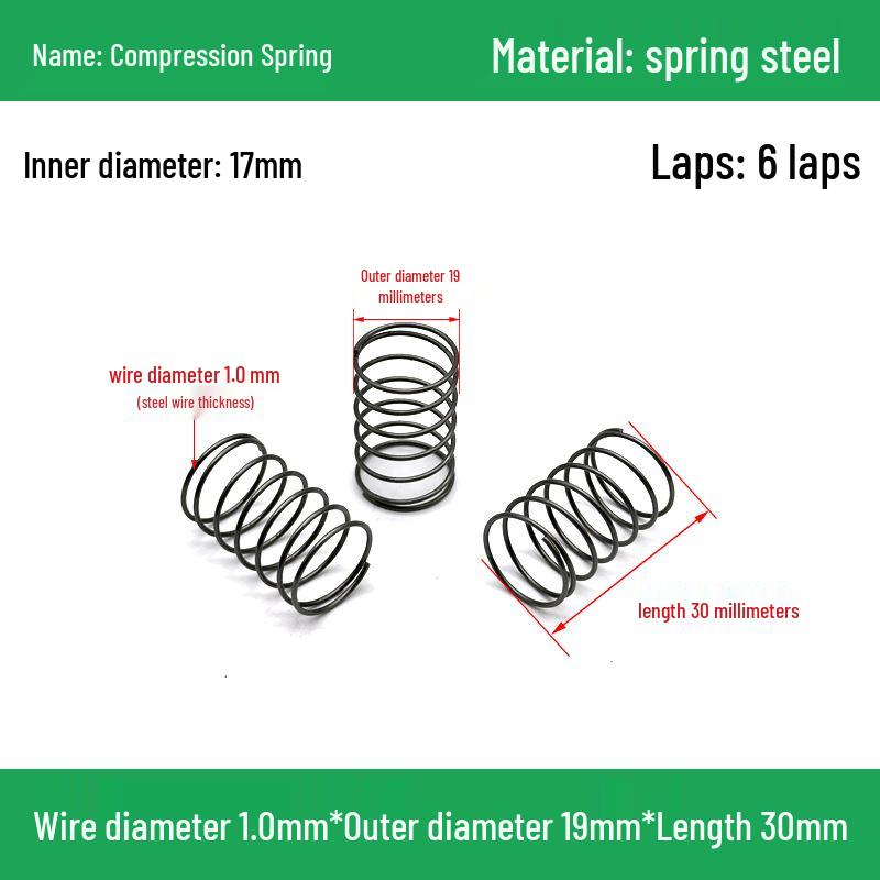Heavy Duty Y-Type Compression Spring Shock Absorber, 1.0mm Wire Diameter, Outer Diameter 5-20mm.