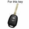 Silicone Car Key Case For Toyota Aqua Ractis Vitz RAV4 HiAce Land Cruiser Cover Keyless Remote Fob Shell Jacket Sleeve Protector