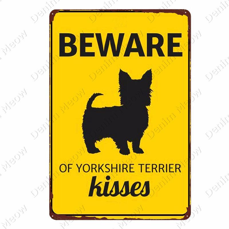 

Vintage Pet Plaque for Home Decor, Metal Tin Sign, Dog Wall Plate, Corgi, German Shepherd, Dog, Pub, Bar, N373 20x30cm