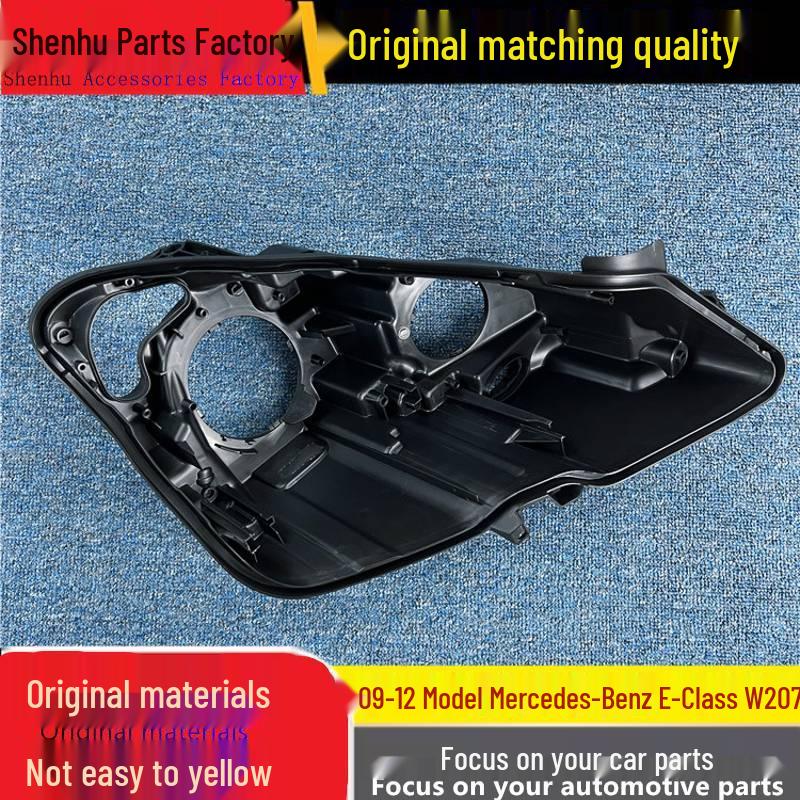 

Compatible Rear Headlight Cover for 09-12 Mercedes-Benz E-Class W207 - Black Plastic Shell Driver Side Front - 1 piece
