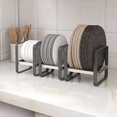 Sturdy Kitchen Storage Rack Pot Lid Cooking Plate Soup Spoon Holder Metal Shelf Organizer For Modern Kitchen Accessories