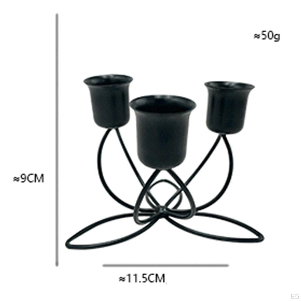 Holder Ornaments Candlestick for Wedding Tea Parties Dining