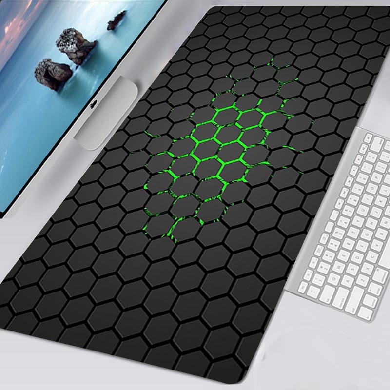 Black and White Mousepad Gamer Kawaii Non-slip Mouse Pad 40x90cm Mouse Mat Sakura Card Gaming Mausepad Deskmat Tappetino Mouse