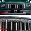 Car Black Logo Emblems For Haval V7 / Raptor Front Network Trunk Rear Sticker Body Decal Decoration Car Accessories