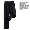 Heren Linnen Broek Casual Losse Pasvorm Rechte Broek met Trekkoord Wijde Pijp Golfbroek Zomerkleding voor Vakantie Reizen Werk Dagelijks Leven