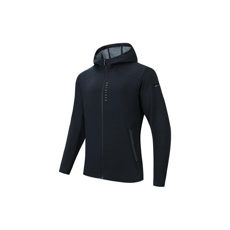 ANTA Running Collection Jackets Men s Black Hooded Moderate Other 152337608-2 S