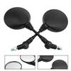Motorcycle Foldable Round Rear Side Mirror 10MM For ATV KTM Yamaha Suzuki Harley Universal Pit Dirt Bike Motocross Accessories