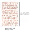 12 DIY Alphanumeric Stickers Multi-color Combination Stickers Water Cup Stickers Creative Gift Hand Account Stickers