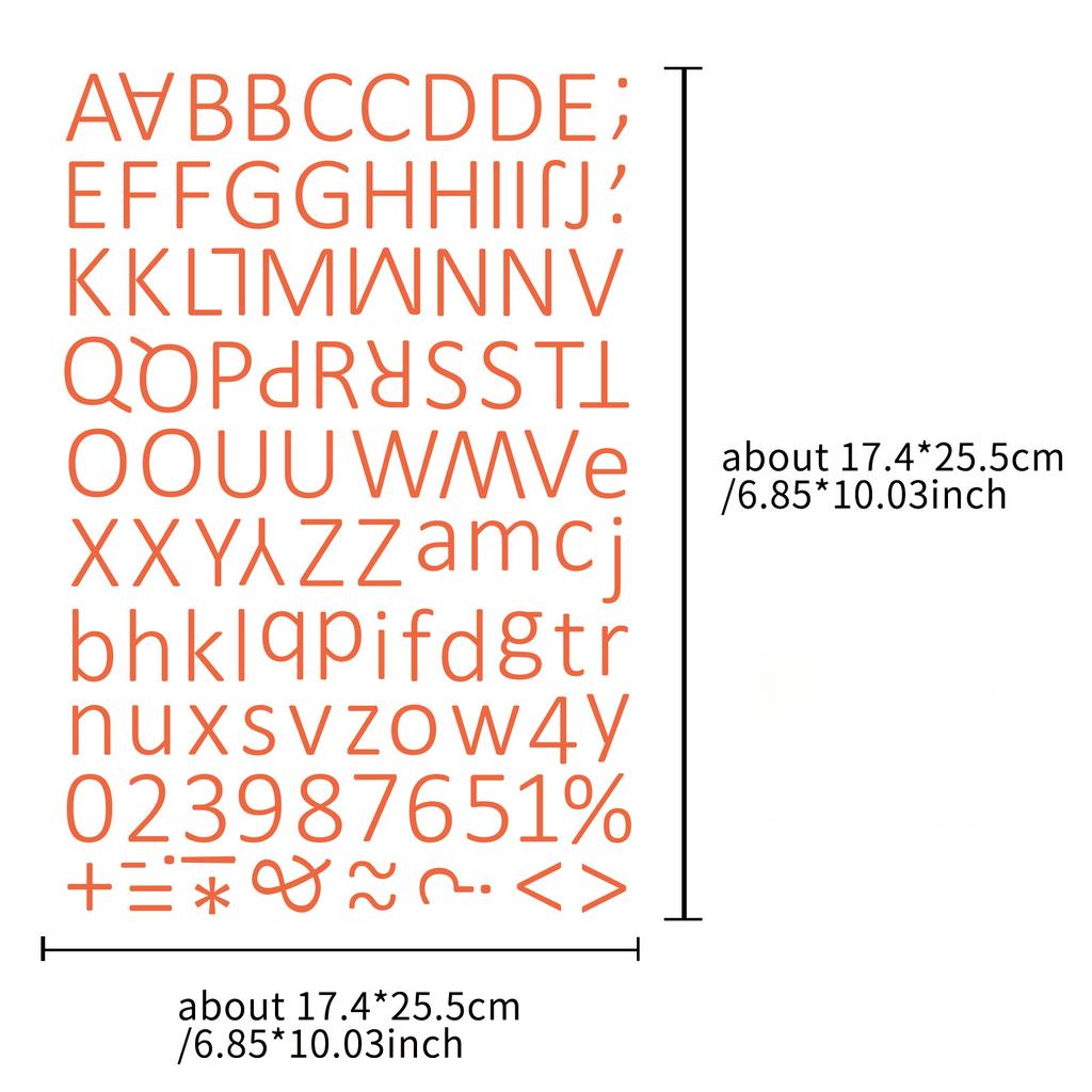 12 DIY Alphanumeric Stickers Multi-color Combination Stickers Water Cup Stickers Creative Gift Hand Account Stickers