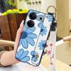 Ring Kickstand Phone Case For Tecno Camon20 Pro 5G/CK8n Dirt-resistant Silicone Fashion Design Wristband Phone Holder