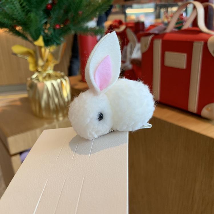 

Милые плюшевые заколки для волос в корейском стиле с кроликами - Осенне-зимняя коллекция для девочек