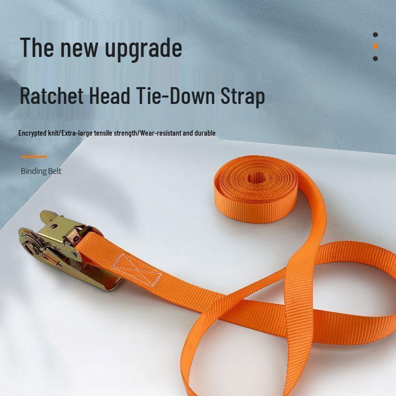 Verschleißfestes Ratschengurtband mit Druckschnalle für den Außenbereich