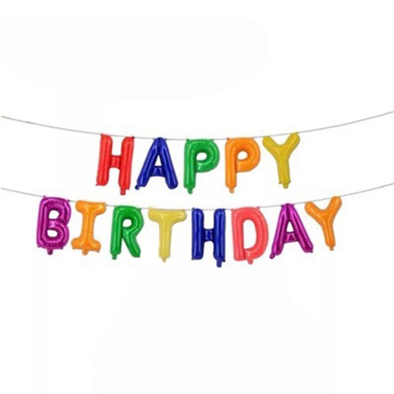 Happy Birthday Foil Balloon Set - Party Theme Decorations