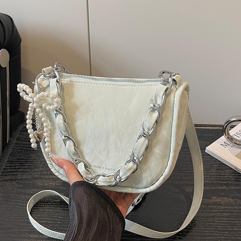 High-end Niche Bag, Fashionable Crossbody Bag, Single-shoulder Saddle Bag