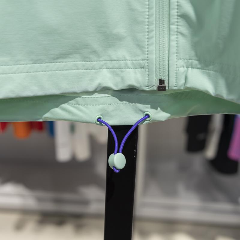 Li-Ning Outdoor Casual Solid Color Breathable Zip-Up Hooded Windbreaker Men Outerwear Fluorescent-Light-Green AFDT185-16