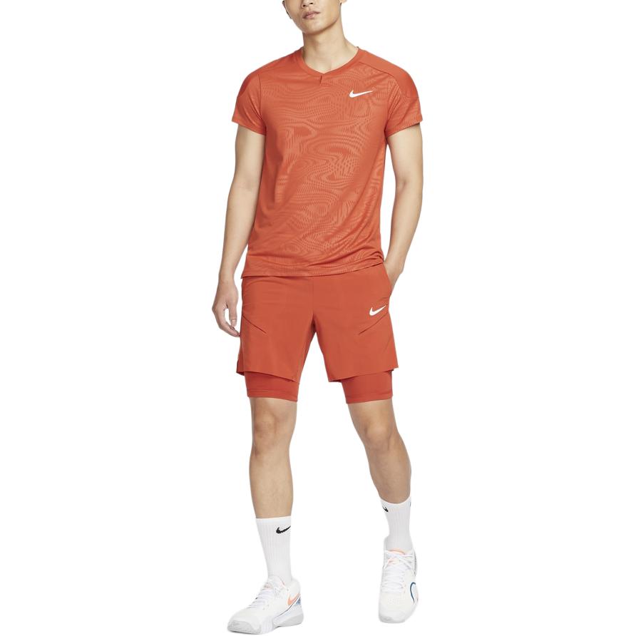 New Nike Dri FIT Tennis Shorts Casual Shorts Men's Rusty FD5285-811