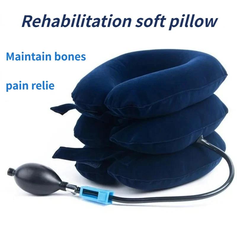 Cervical Neck Traction Medical Correction Device Cervical Support Posture Corrector Neck Stretcher Relaxation Inflatable Collar