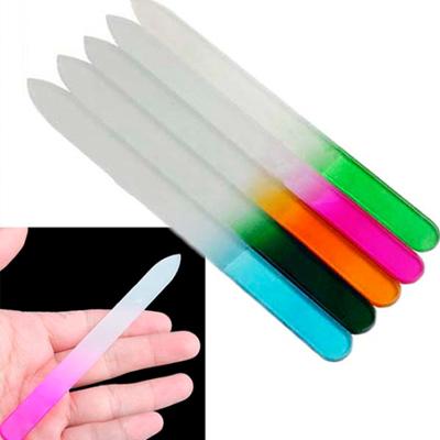 2 Pcs Pro Nail Art Tips Polish UV Gel Glass File Buffing Manicure Tool for Nail Art DIY
