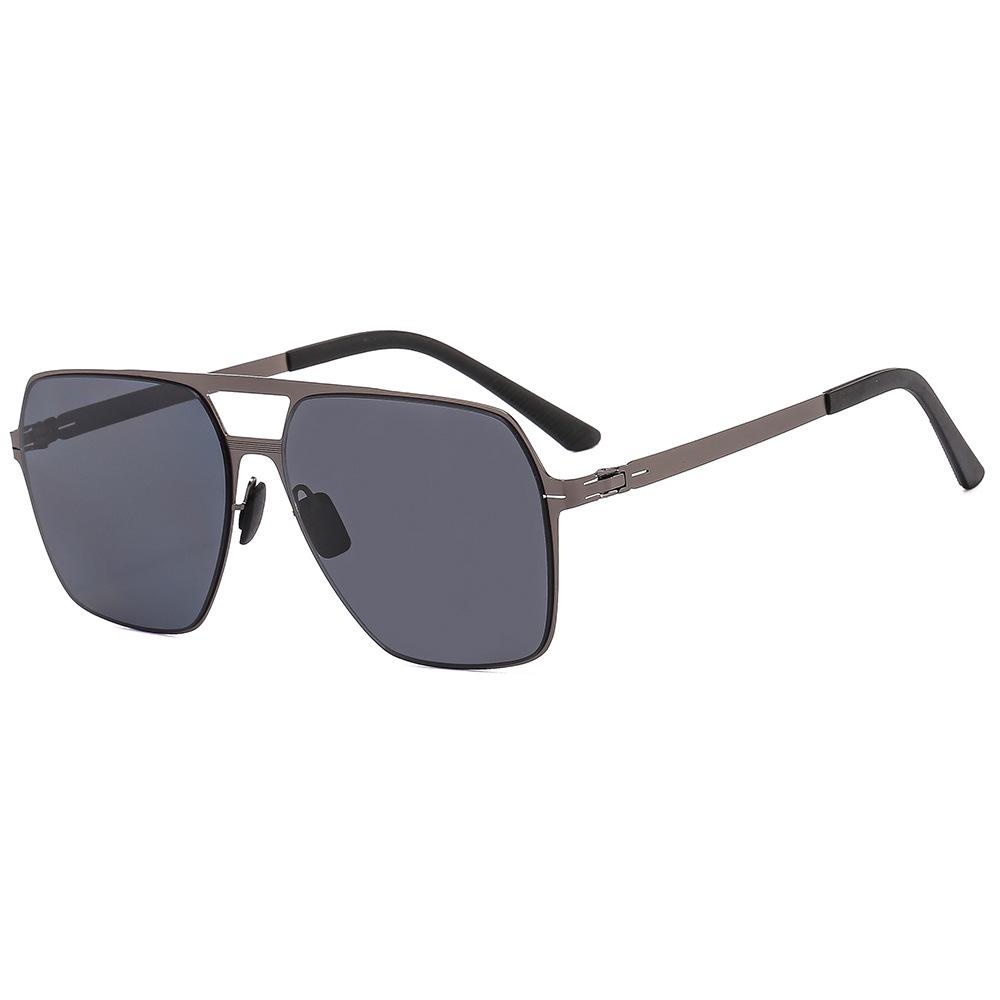 2023 Summer Fifth Gen Screwless Nylon Polarized Large Frame Sunglasses