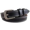 Fashionable Pure Leather Womens Belt With Pin Buckle For Office And Daily Use