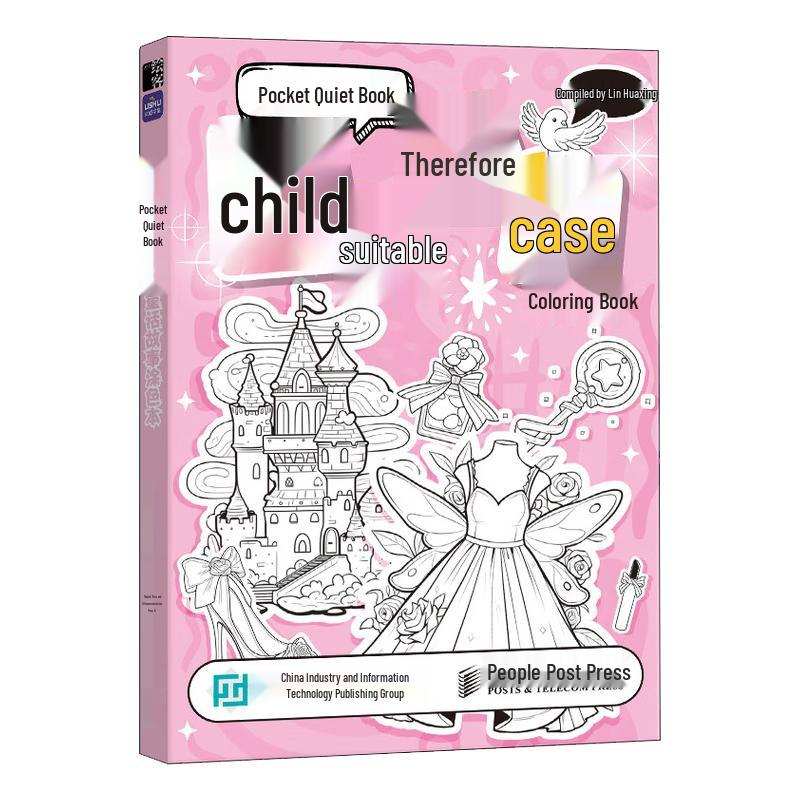 Pocket Quiet Book Fairy Tale Coloring Book