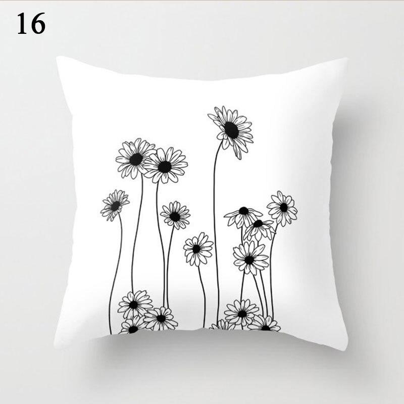 Daisy Cushion Cover Car Decoration Sofa Pillow Cover Home Goods Pillow Cover Pillow Cover Pillow Cover Hot Sale