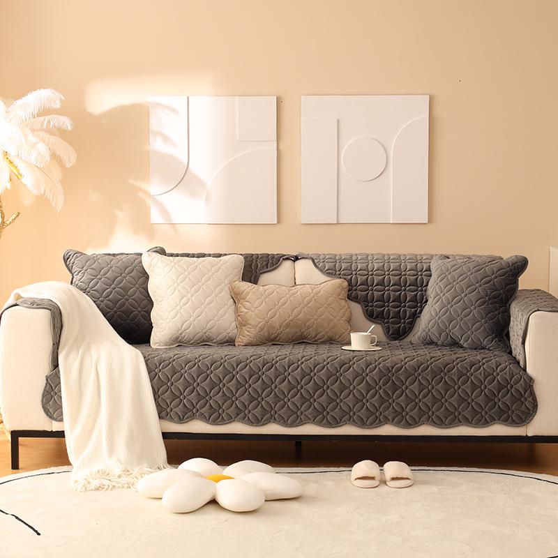 Nordic Simple Sofa Cushion Fabric Non-Slip Four Seasons Universal Seat Cushions Modern Sofa Cover Backrest Towel