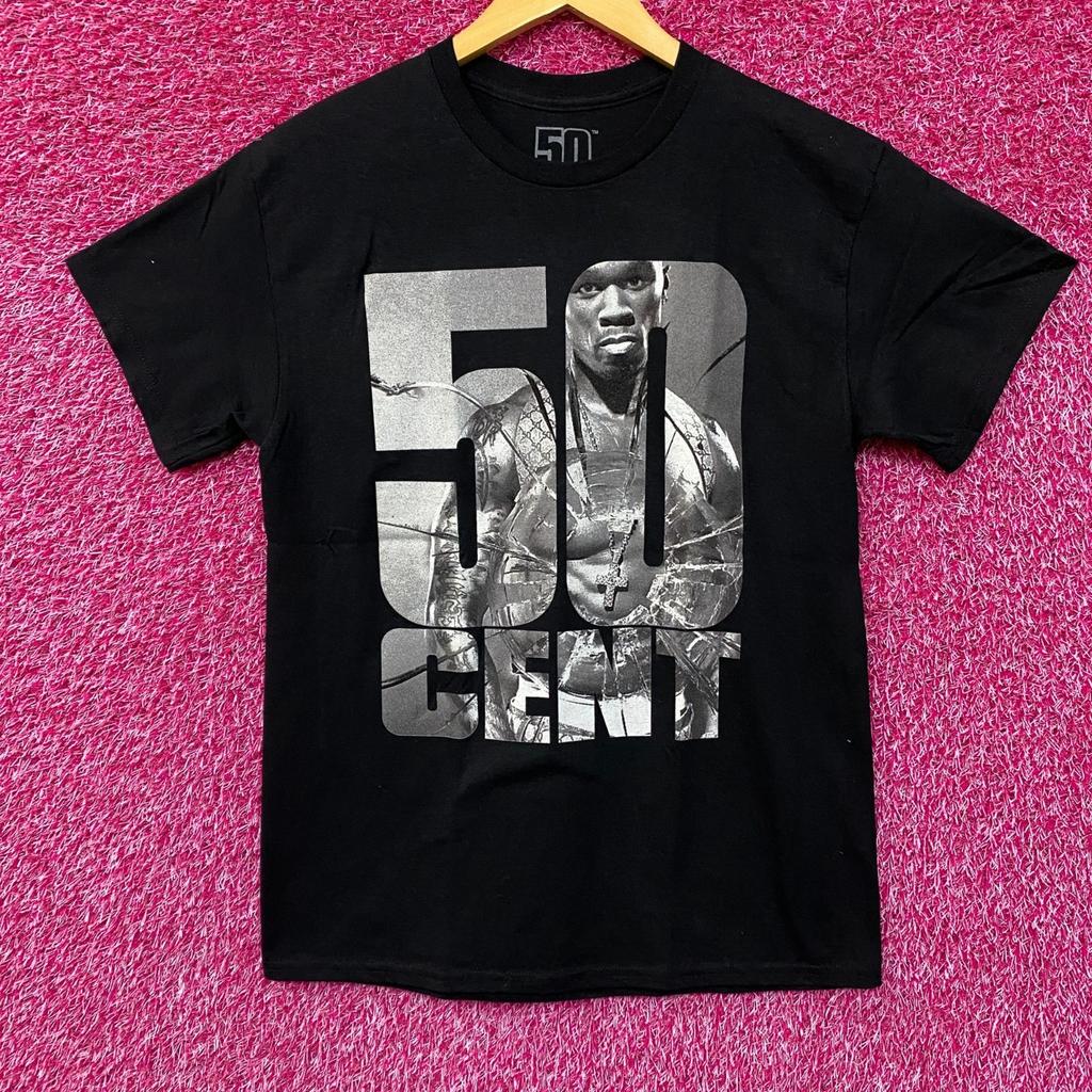 50 Cent Get Rich or Die Tryin' Graphic Design 100% Cotton T-shirt Mens Tees Top