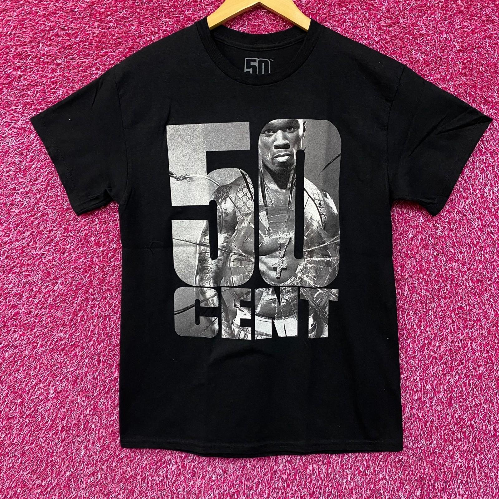 Футболка с графическим дизайном 50 Cent Get Rich or Die Tryin  L